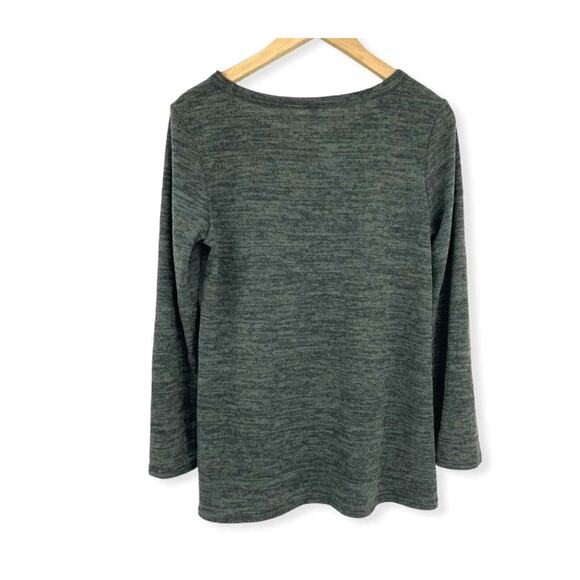 Forgotten Grace Women's Brushed Hacci Pullover Tunic Top Small Hunter Green NWT - Picture 4 of 7